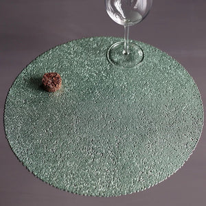 Pvc Round injection hollow placemat