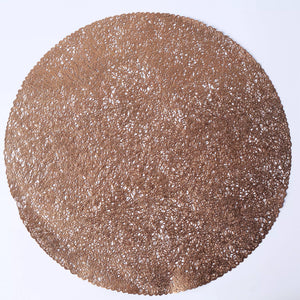 Pvc Round injection hollow placemat